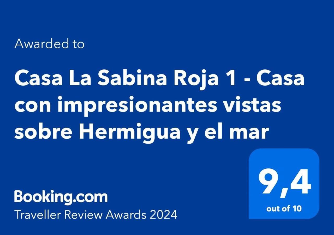 Casa La Sabina Roja 1 - Casa Con Impresionantes Vistas Sobre Hermigua Y El Mar Esterno foto